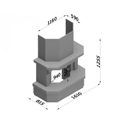 Каминная облицовка Glivi Клеопатра_1 Каминная облицовка Glivi Клеопатра_1