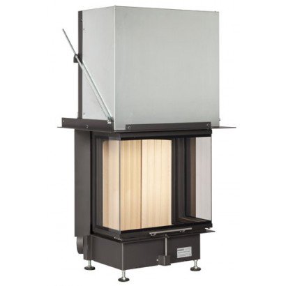 Brunner panorama-kamin 57/25/60/25, рамка широкая черная_0 Brunner panorama-kamin 57/25/60/25, рамка широкая черная_0